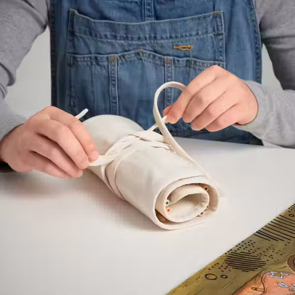 SOLFÅGEL СОЛФОГЕЛЬ Пенал - бежевый - фото 4