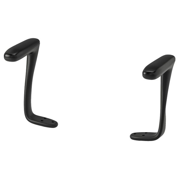 Комплект подлокотников 2шт, черный IKEA JÄRVFJÄLLET ЭРВФЬЕЛЛЕТ 503.636.25 - схема-чертеж с размерами