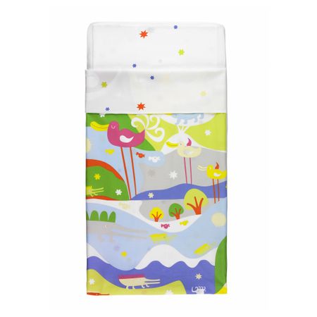 Пододеяльник, наволочка для кроватки ДЬЮРПАРК, разноцветный (110x125/35x55 см)