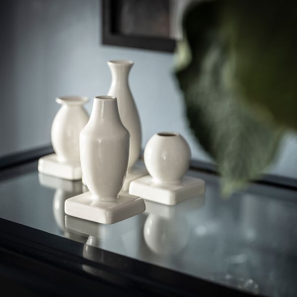 Ваза, 4 шт., белый IKEA KRINGGÅ КРИНГГО 804.711.00 - фото 4