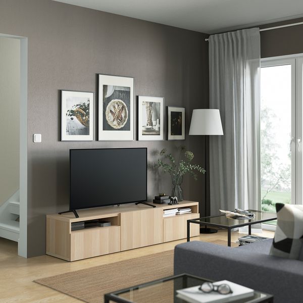 Тумба под ТВ, 180x42x39 cm IKEA BESTÅ БЕСТО 293.284.22 - фото 4