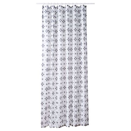 Штора для ванной ВИНТЕР 2015, белый/светло-серый (180x200 см)