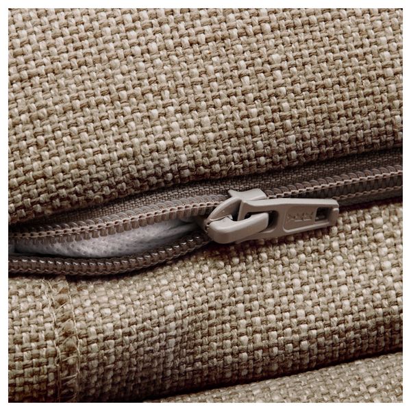 Кресло-качалка ПОЭНГ, коричневый, Исунда бежевый - схема-чертеж с размерами