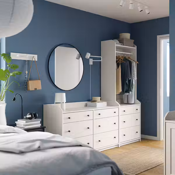 HAUGA Комбинация д/хранения - белый 208x199 см - фото 2