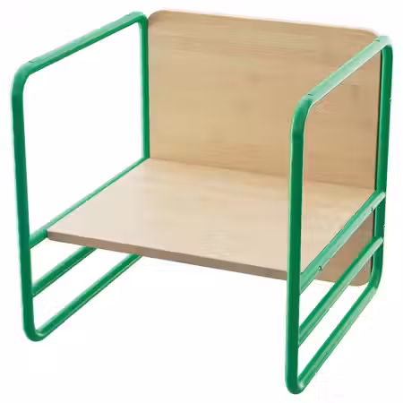 SMÅSKRAKE СМОСКРАКЕ Многофункциональн детский стул/стол - зеленый