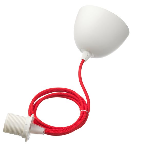 Шнур-подвес СЕКОНД, красный текстиль (1.8 м) - фото 1