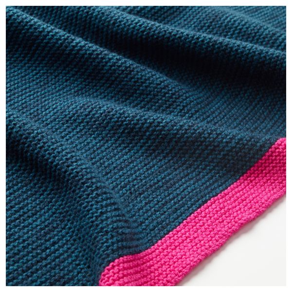 Плед ЛИЗАМАРИ, синий, розовый (130x170 см) - фото 2