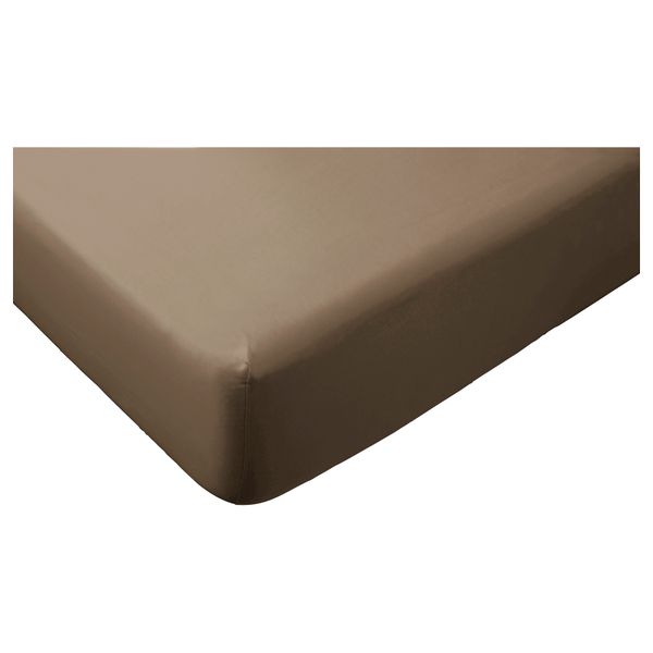 Простыня натяжная ГЭСПА, коричневый - схема-чертеж с размерами