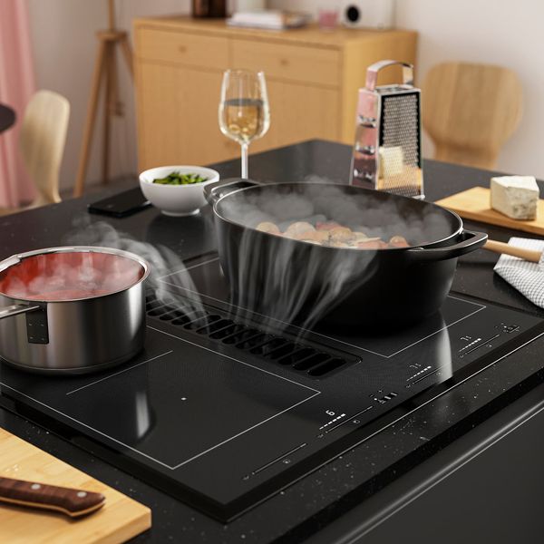 TÄCKNAN Индукционная панель/вытяжка - IKEA 500 чёрный 60 см - фото 6