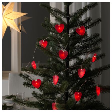 Украшение для гирлянды СТРОЛА, д/дома/улицы, в форме сердца