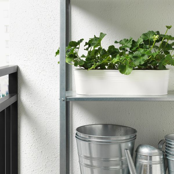 Кашпо, для/дома/улицы, овал белый, 10.5 см IKEA ВИНТЕРФЕСТ 404.346.28 - фото 2