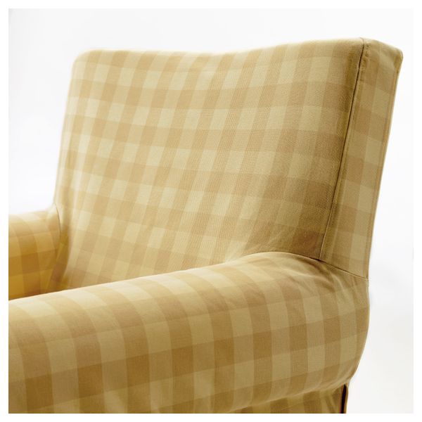 Кресло ЭННИЛУНД, Скафтарп, желтый клетка - фото 4