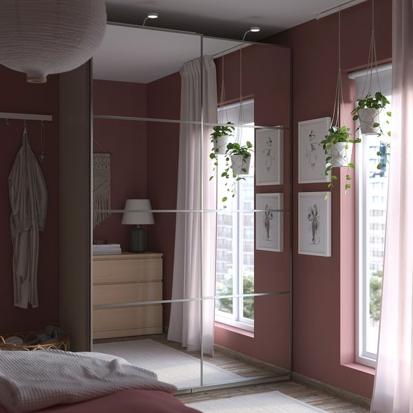 Гардероб, комбинация IKEA PAX ПАКС, AULI АУЛИ 494.331.01 - схема-чертеж с размерами