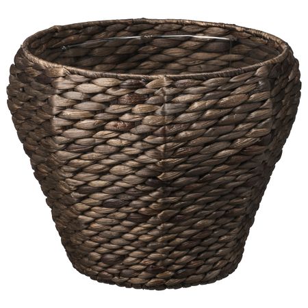 Кашпо, водный гиацинт/серый 24 см IKEA DRUVFLÄDER ДРУВФЛЭДЕР 603.716.82