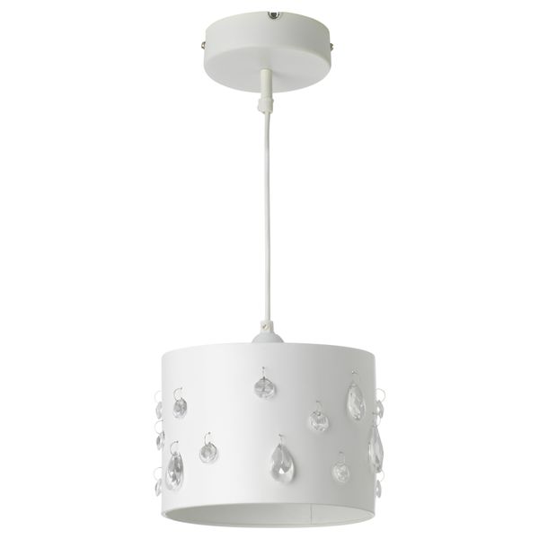 Подвесной светильник СЕДИМЕНТ, металлический белый - схема-чертеж с размерами