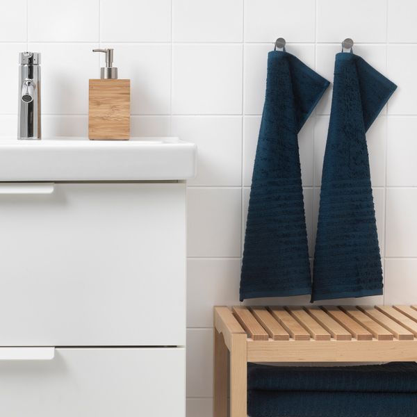 Полотенце, темно-синий 30x50 см IKEA VÅGSJÖN ВОГШЁН 003.536.00 - фото 3