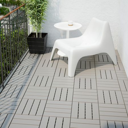 Настил, для/улицы, серый 0.81 м² IKEA РУННЕН 503.761.71