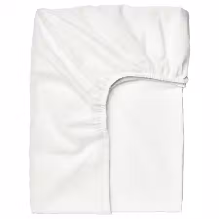 TAGGVALLMO Простыня натяжная - белый 90x200 см