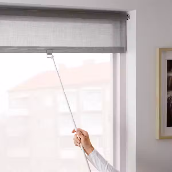 LÅNGDANS Рулонная штора - серый 100x250 см - схема-чертеж с размерами