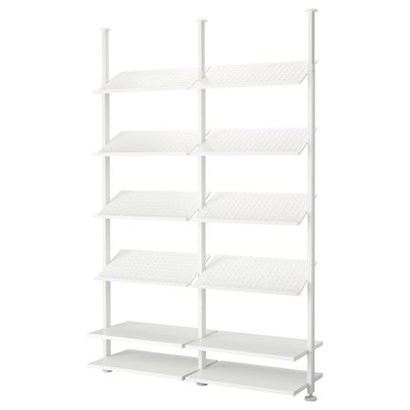 Открытая комбинация для хранения, белый 175x51x222-350 см IKEA ELVARLI ЭЛВАРЛИ 092.029.99