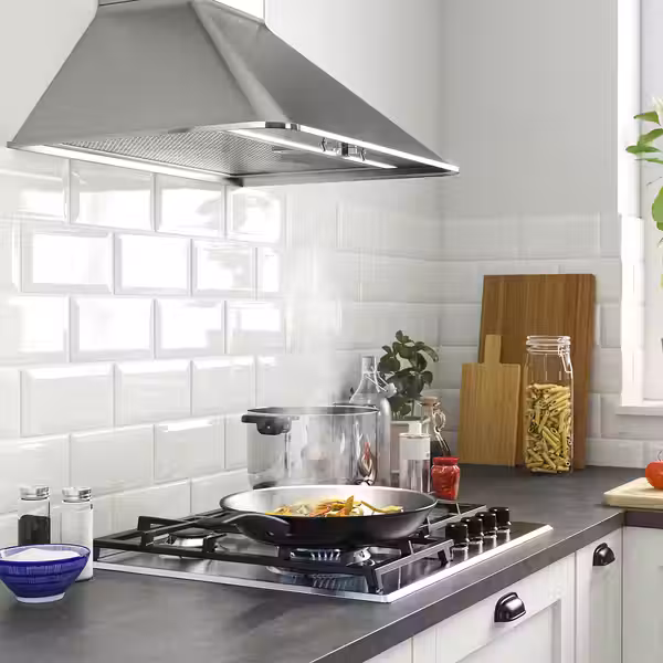 SKÅLAN СКОЛАН Поверхность встраиваемая газовая - ИКЕА 300 нержавеющая сталь 59 см - фото 2