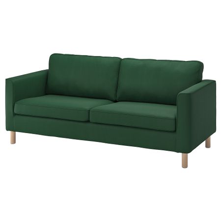3-местный диван, Vissle темно-зеленый IKEA PÄRUP 593.894.66