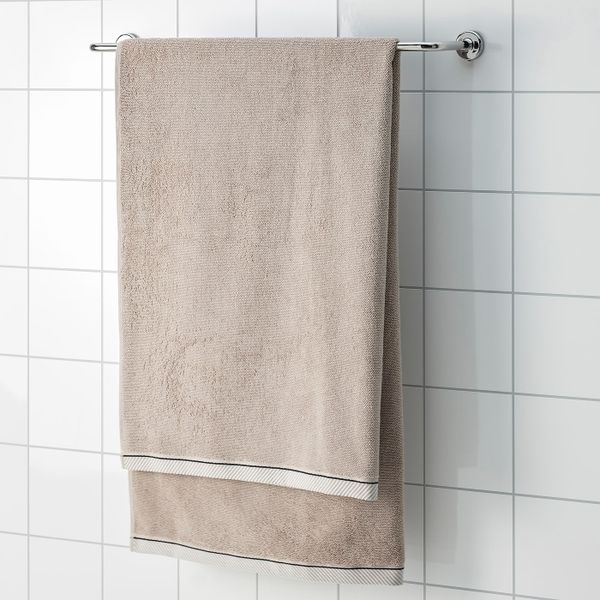 Простыня банная, темно-бежевый 100x150 см IKEA VIKFJÄRD ВИКФЬЕРД 304.784.15 - фото 2