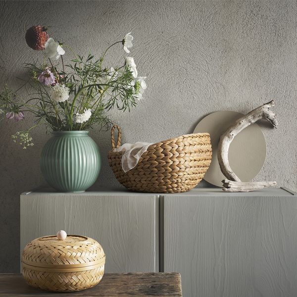 Корзина, водный гиацинт, 26x35x18 см IKEA HÖKRUBBA 905.818.67 - фото 4