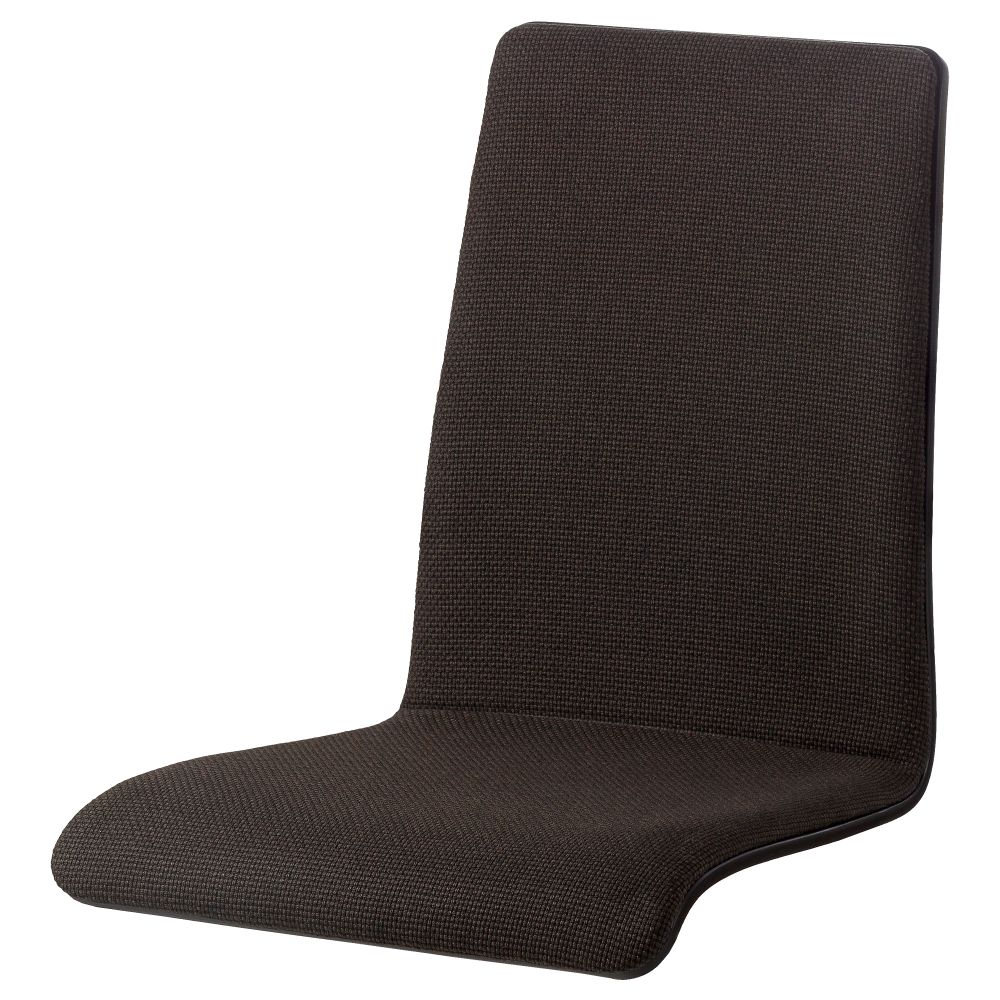 Сиденье со спинкой КОРНЕЛИС, черно-коричневый, Корндаль коричневый - схема-чертеж с размерами