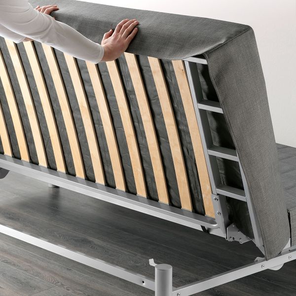 3-местный диван-кровать, Шифтебу темно-серый IKEA BEDDINGE БЕДИНГЕ 393.091.16 - фото 2