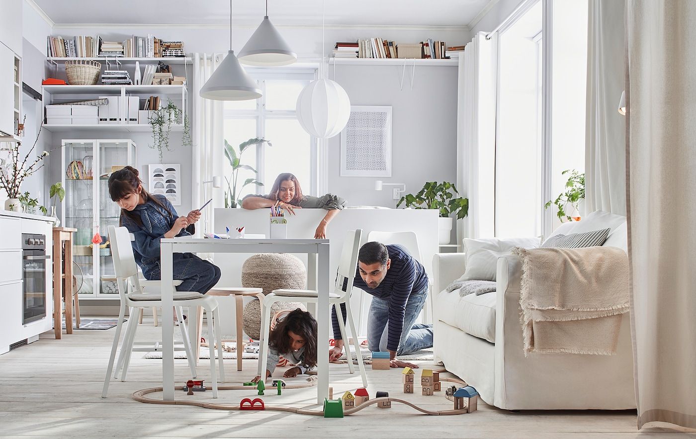 Стол IKEA MELLTORP, 125x75 см, Белый — артикул и фото, доставка по 