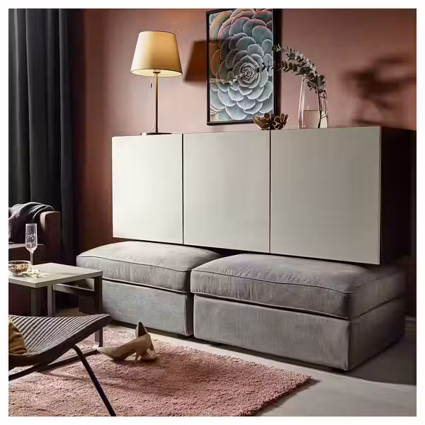 BESTÅ Комбинация настенных шкафов - схема-чертеж с размерами