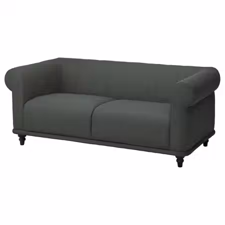 VISKAFORS 2-местный диван - Lejde серый/зеленый/коричневый