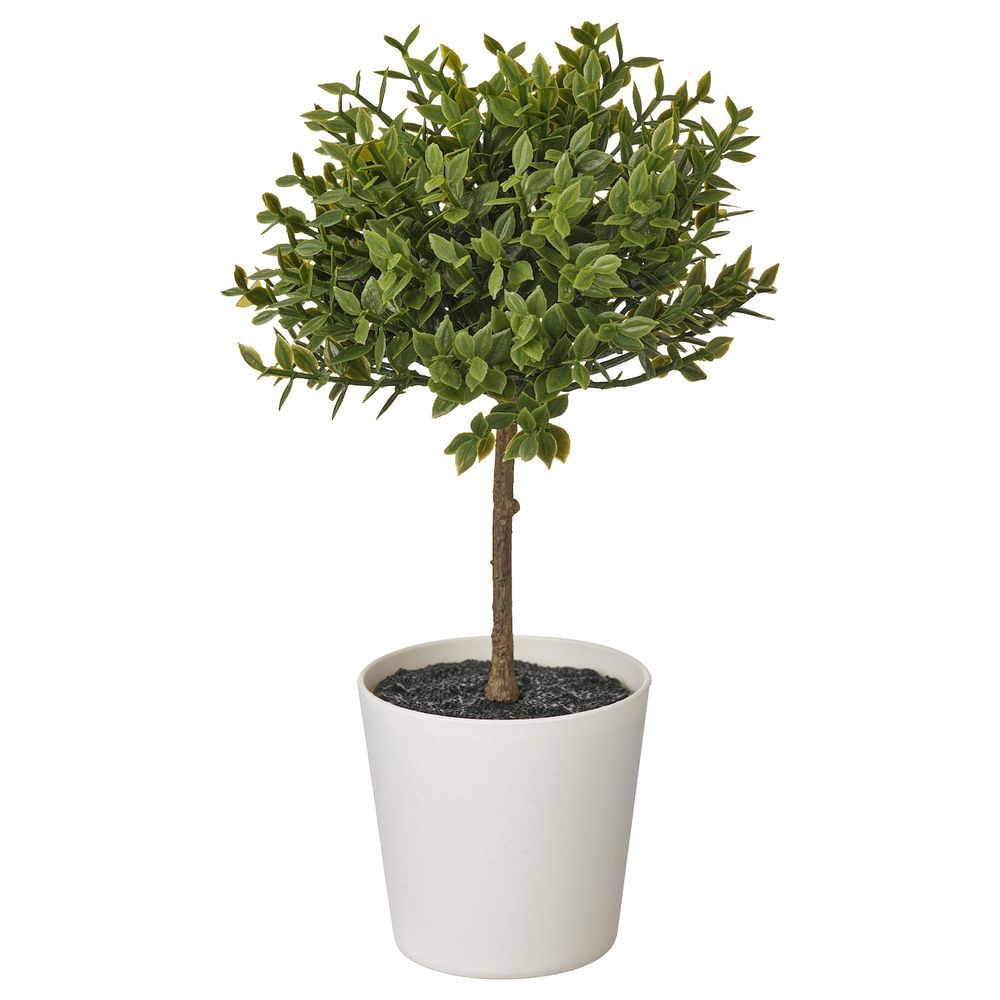 Искусственное растение и кашпо, для дома, улицы мирт 6 см IKEA FEJKA ФЕЙКА 005.197.71 - фото 1