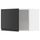 Навесной шкаф, белый, Upplöv матовый антрацит, 60x40 см IKEA METOD МЕТОД 994.933.24
