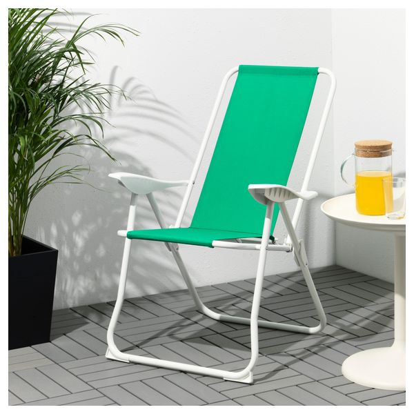 Кресло с регулируемой спинкой ХОМЭ, зеленый - фото 5