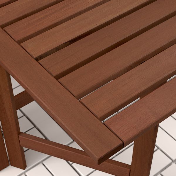 Стол + 2 складных стула,д/сада, коричневая морилка/Куддарна бежевый IKEA ЭПЛАРО 292.910.89 - схема-чертеж с размерами