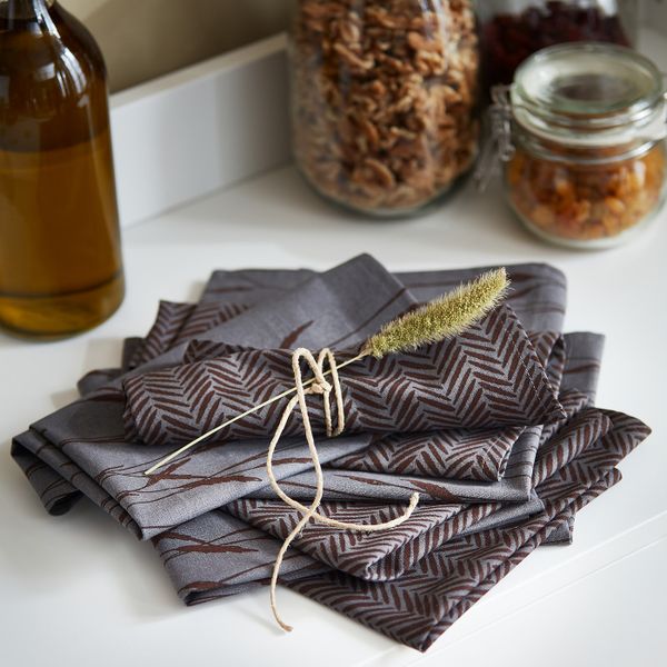 Салфетка, серый 40x40 см IKEA HÖSTKVÄLL ХЁСТКВЭЛЛ 304.975.17 - схема-чертеж с размерами