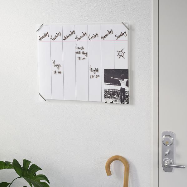 Доска для записей, прозрачный, 42x52 см IKEA СТЕНСХУЛЬТ 604.338.16 - фото 2
