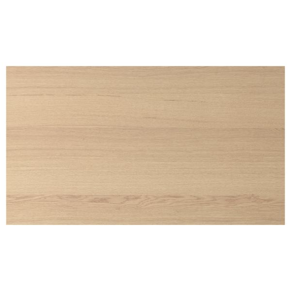 4 панели для рамы раздвижной дверцы ИЛЬСЕНГ, дубовый шпон, беленый - фото 1