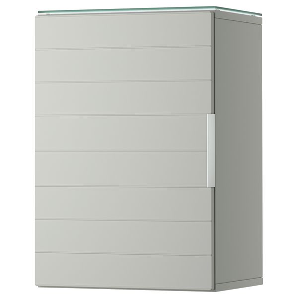 Навесной шкаф с 1 дверцей ГОДМОРГОН, светло-серый (40x32x58 см) - фото 1