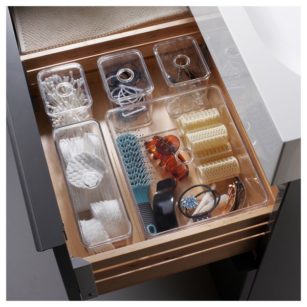 Контейнер с крышкой, 5 шт ГОДМОРГОН, прозрачный (24x20x10 см) - фото 4