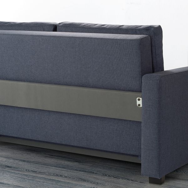 2-местный диван-кровать, Сандсбру темно-синий IKEA BÄCKSEDA БЭККСЕДА 204.804.85 - схема-чертеж с размерами