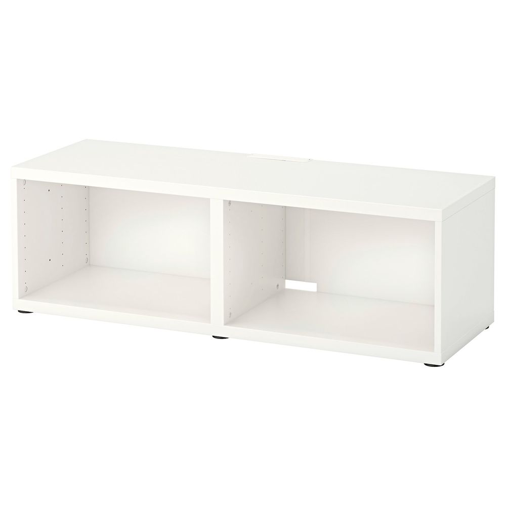 Тумба под ТВ, белый 120x40x38 см IKEA BESTÅ БЕСТО 902.994.30 - фото 1