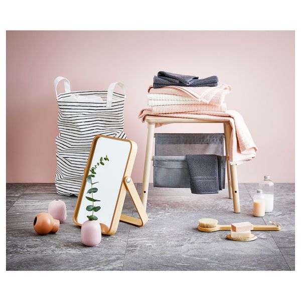 Банное полотенце, бледно-розовый, 70x140 см IKEA ВОГШЁН 403.536.41 - схема-чертеж с размерами