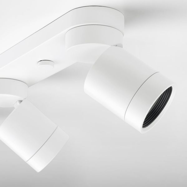 Потолочный софит, 4 ламп, белый IKEA NYMÅNE НИМОНЕ 103.620.67 - схема-чертеж с размерами