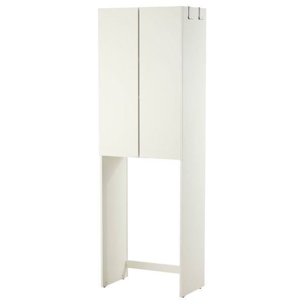 Шкаф для стиральной машины, белый 64x38x195 см IKEA LILLÅNGEN ЛИЛЛОНГЕН 903.807.55 - схема-чертеж с размерами