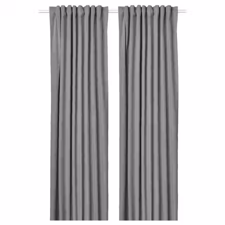 ROSENMANDEL РОСЕНМЭНДЕЛ Гардины, блокирующие свет, 2 шт.