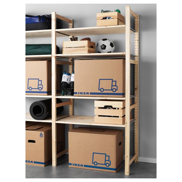 Упаковка 5 из 4 для IKEA - схема-чертеж с размерами