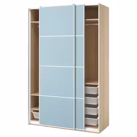 PAX / MEHAMN Гардероб с раздвижными дверьми